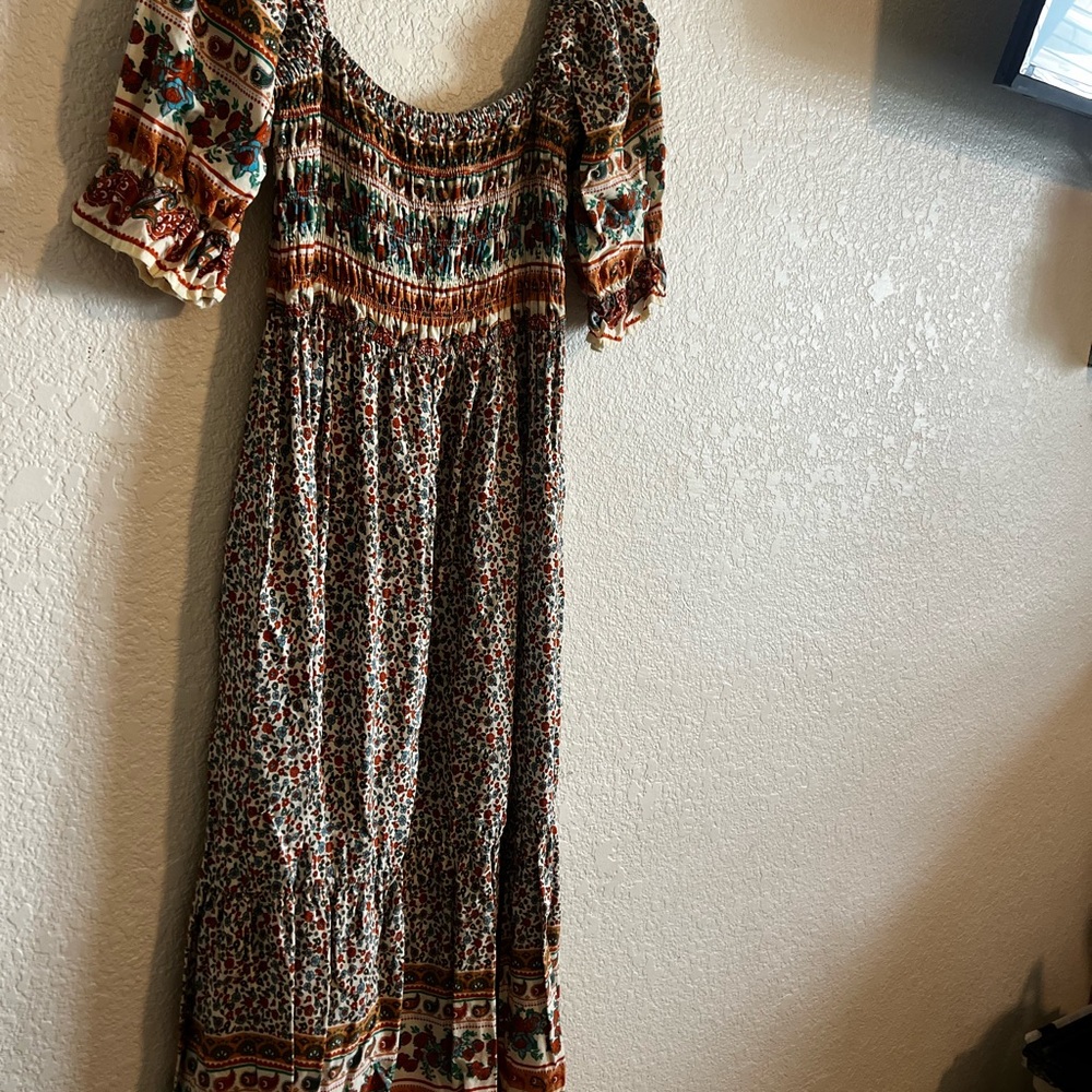 Floral Bohemian Dress - Picture 3 of 6